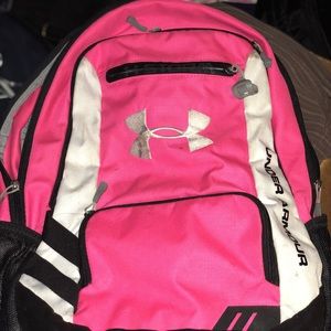 pink under armour bookbag